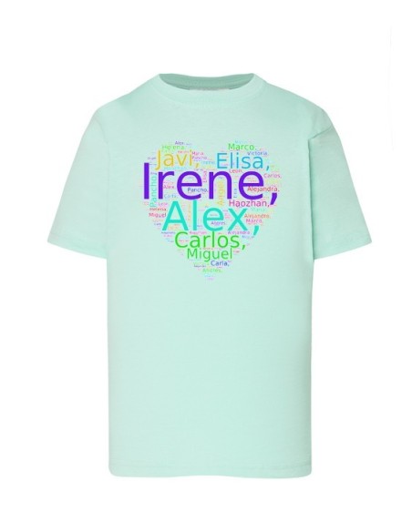 Camiseta personalizada corazon