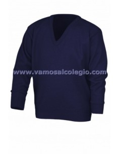 Jersey Cuello Pico Azul Marino