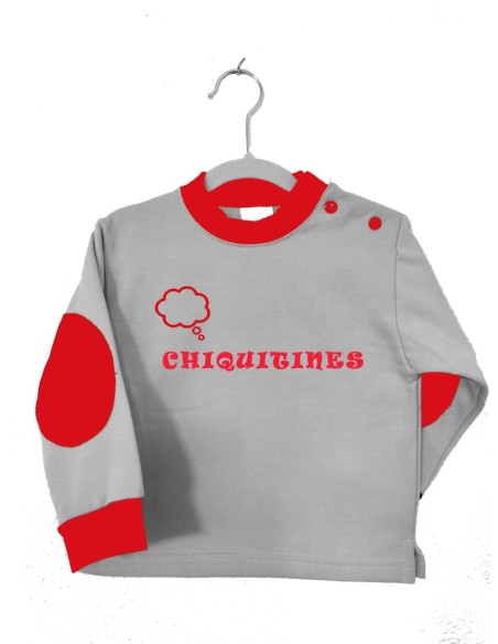 Sudadera básica c/redondo abierta con corchetes