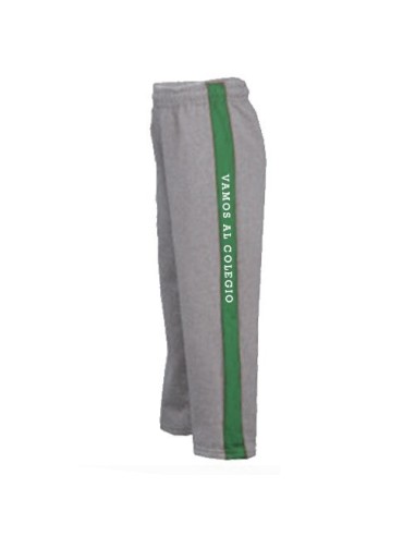 Pantalón con tira lateral a contraste