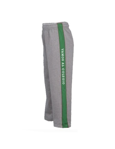 Pantalón con tira lateral a contraste