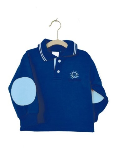 Sudadera básica cuello polo