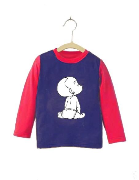 Camiseta m/larga color