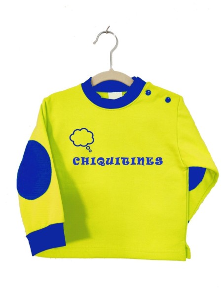 Sudadera básica c/redondo abierta con corchetes