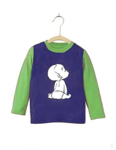 Camiseta m/larga color