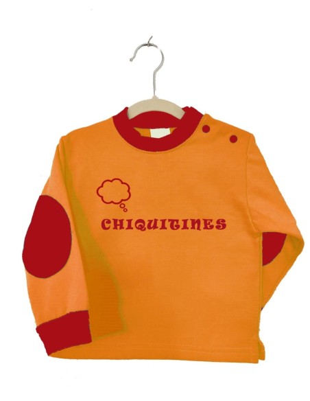 Sudadera básica c/redondo abierta con corchetes