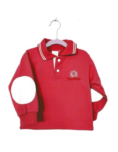 Sudadera básica cuello polo