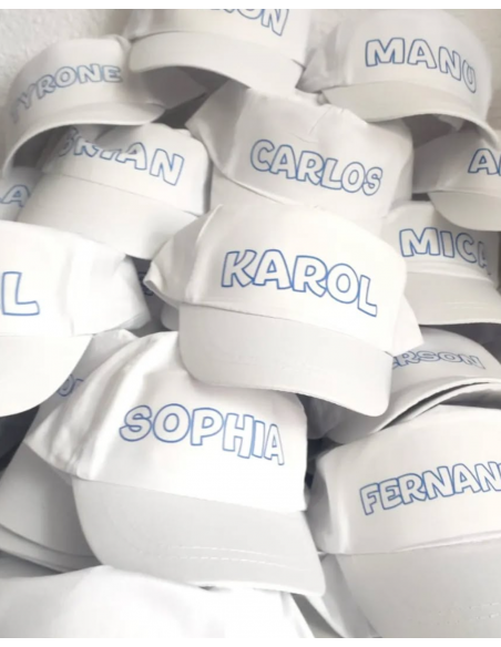 gorra infantil personalizada