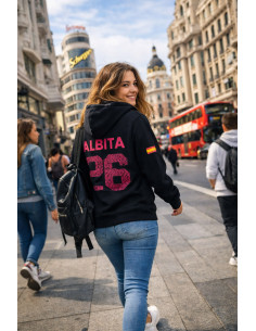 Sudadera o chaqueta personalizada con números y nombre –...