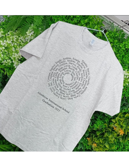 Camiseta graduación espiral