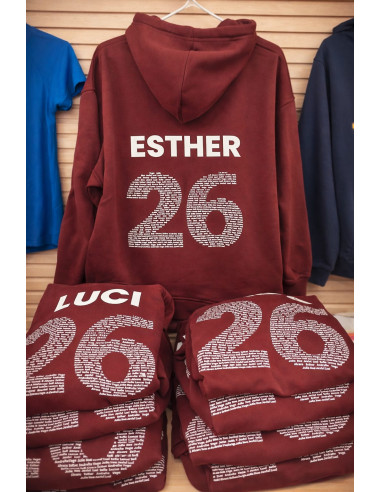 Sudadera o chaqueta personalizada con números y...