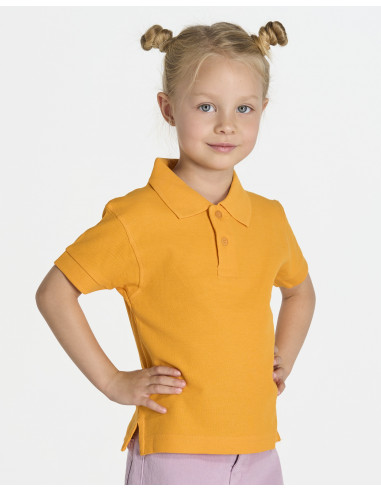 Polo infantil 100% algodón uniforme escolar